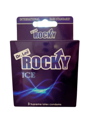 🎁 Rocky ICE | 3 Pack | Supreme Latex | Condom | One Size | SABS Approved (100% off)