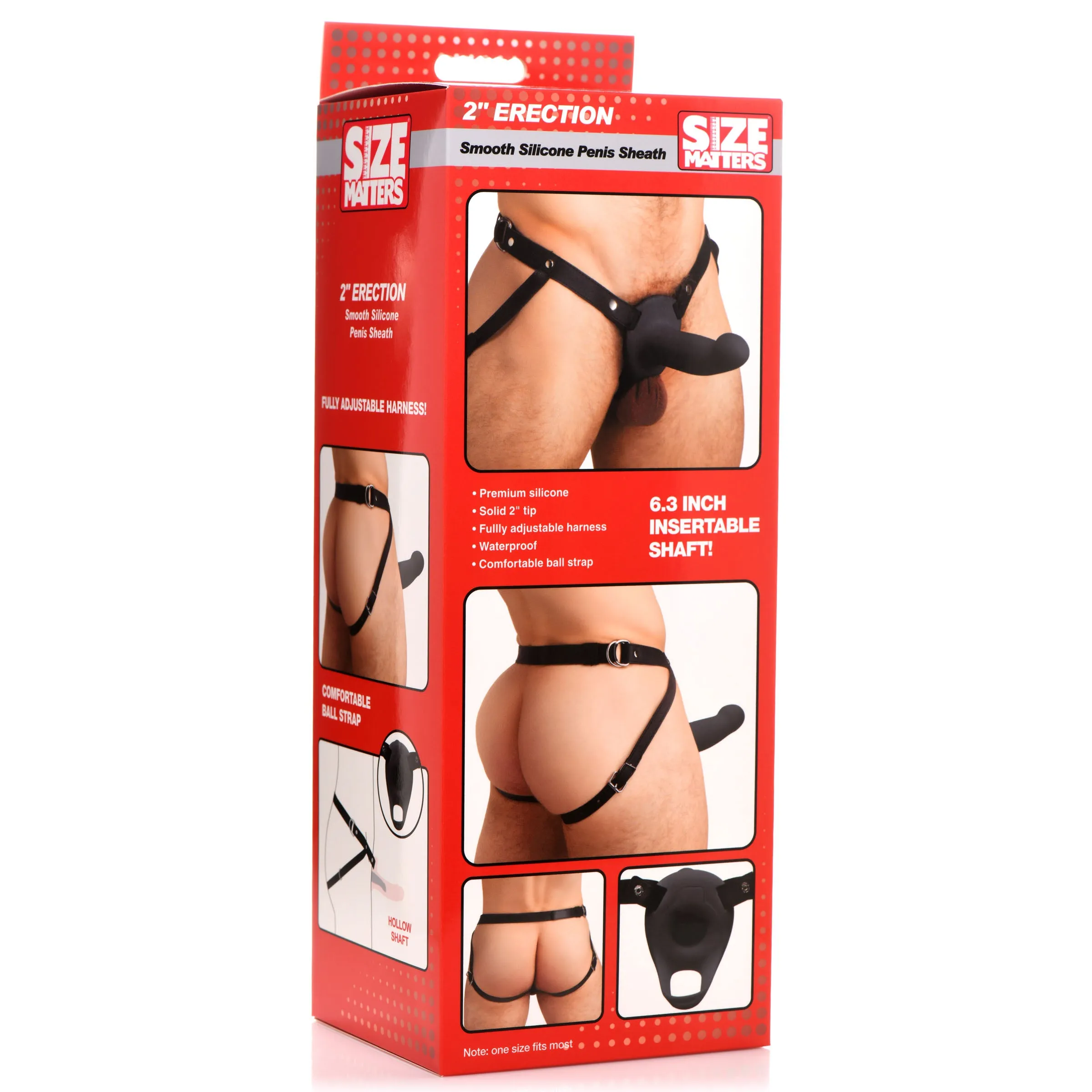 2 Erection Smooth Penis Sheath