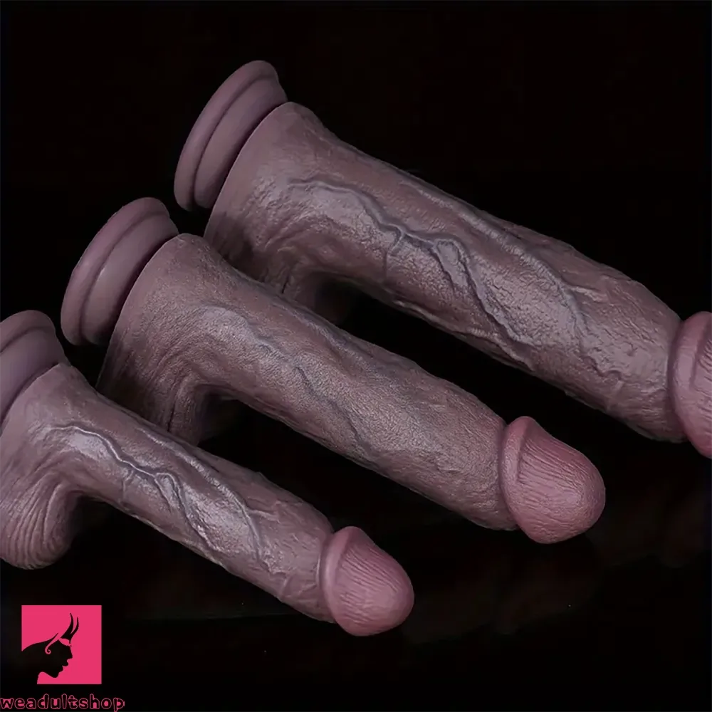 6.3in 7.48in 9.45in Silicone Realistic Huge Penis Feel Skin Sensation Dildo