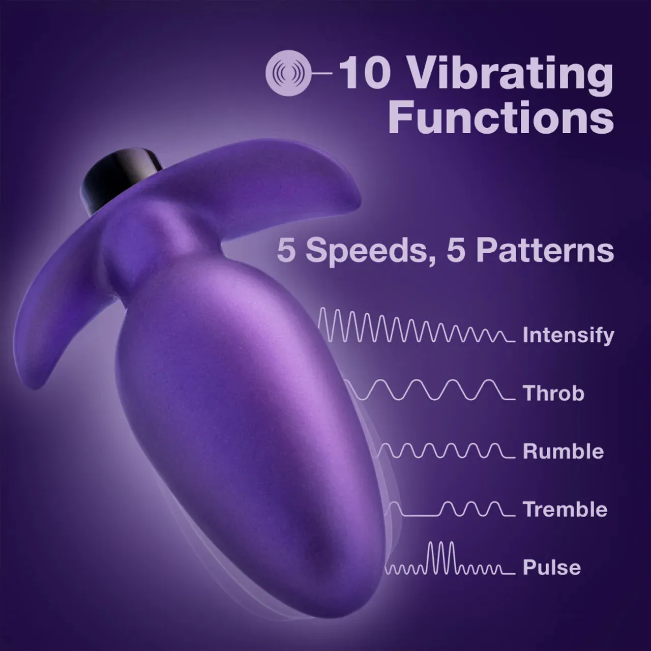 Anal Adventures Excesior Vibrating Anal Plug by Blush Novelties