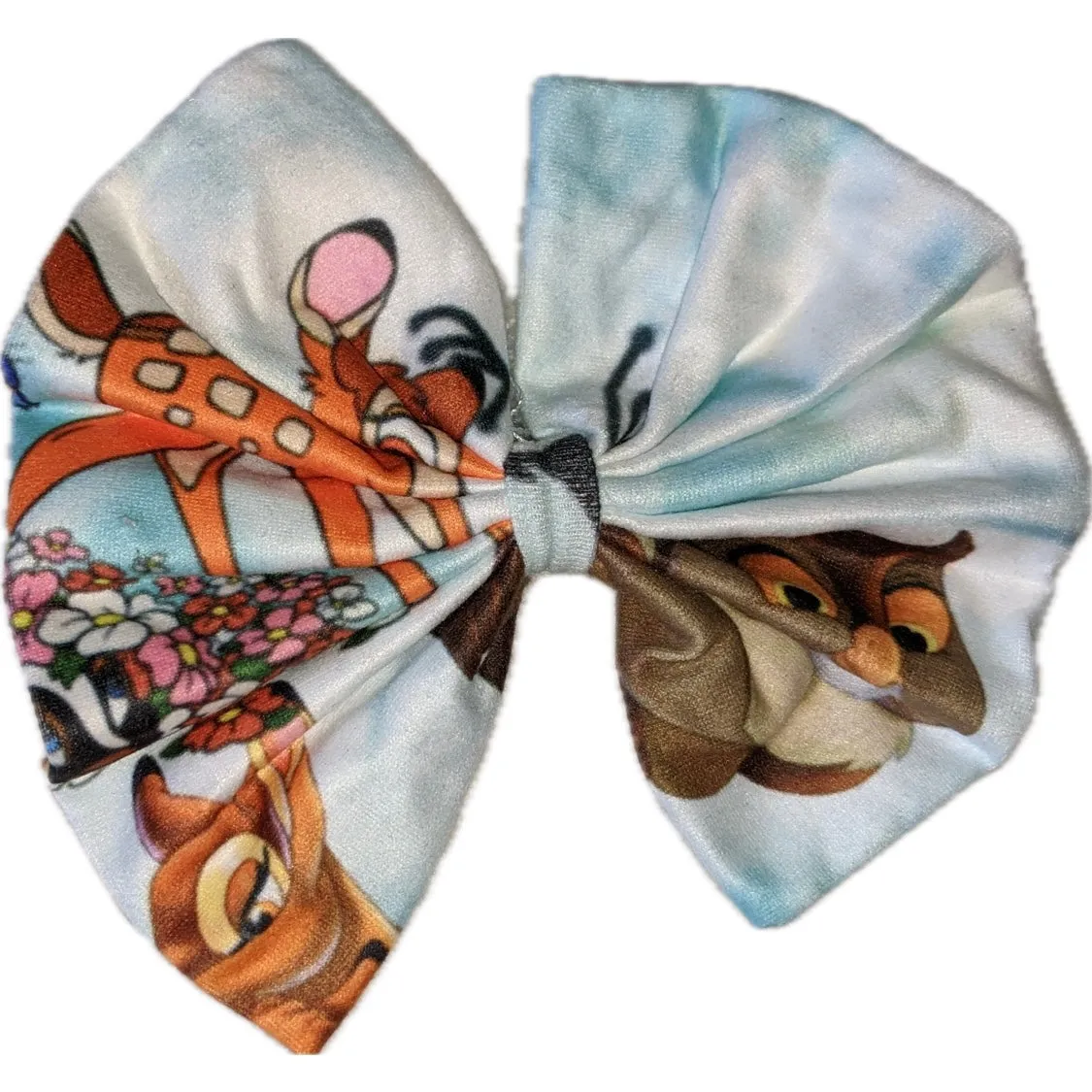 Baby Deer Fabric Hair Bow