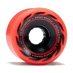 Bones ATF Rough Riders Eternal Flame 80a Skateboard Wheels - Red - 56mm