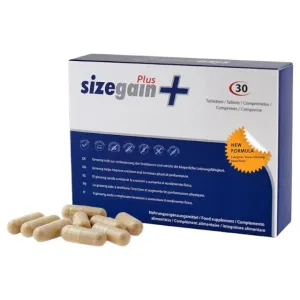Capsule SIZEGAIN Plus. pentru potență și mărirea penisului în lungime și grosime. 30 buc