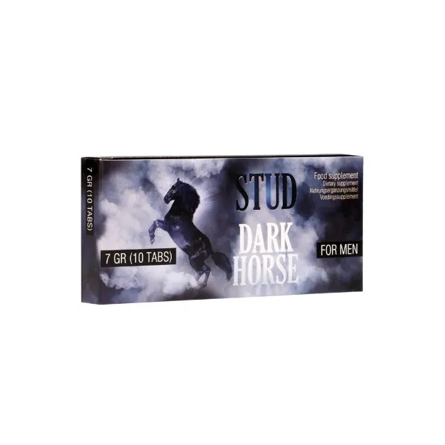 Capsule STUD Dark Horse. cu ginseng și ashwagandha. pentru erecții puternice și de durată. 10 buc