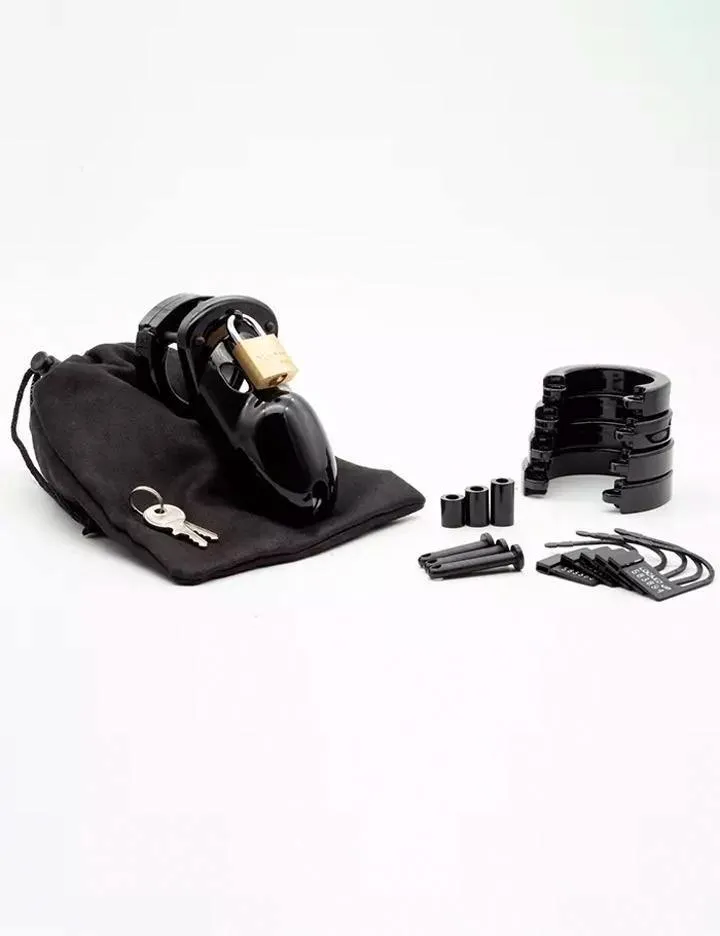 CB-3000 Male Chastity Device. Black