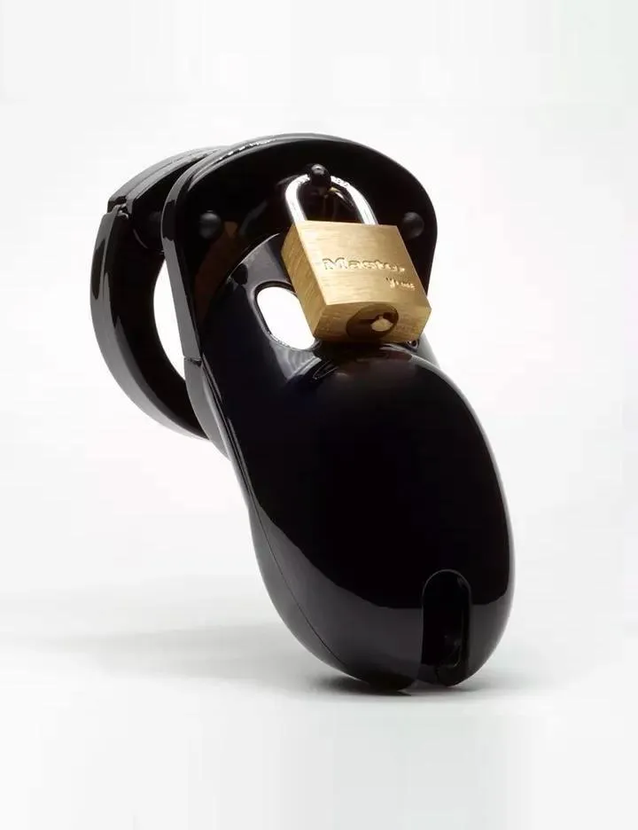 CB-3000 Male Chastity Device. Black