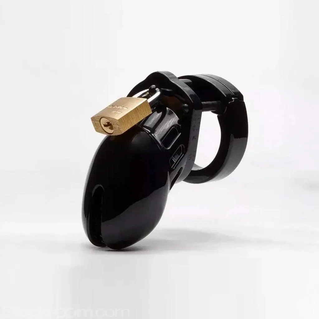 CB-6000S Male Chastity Device. Black