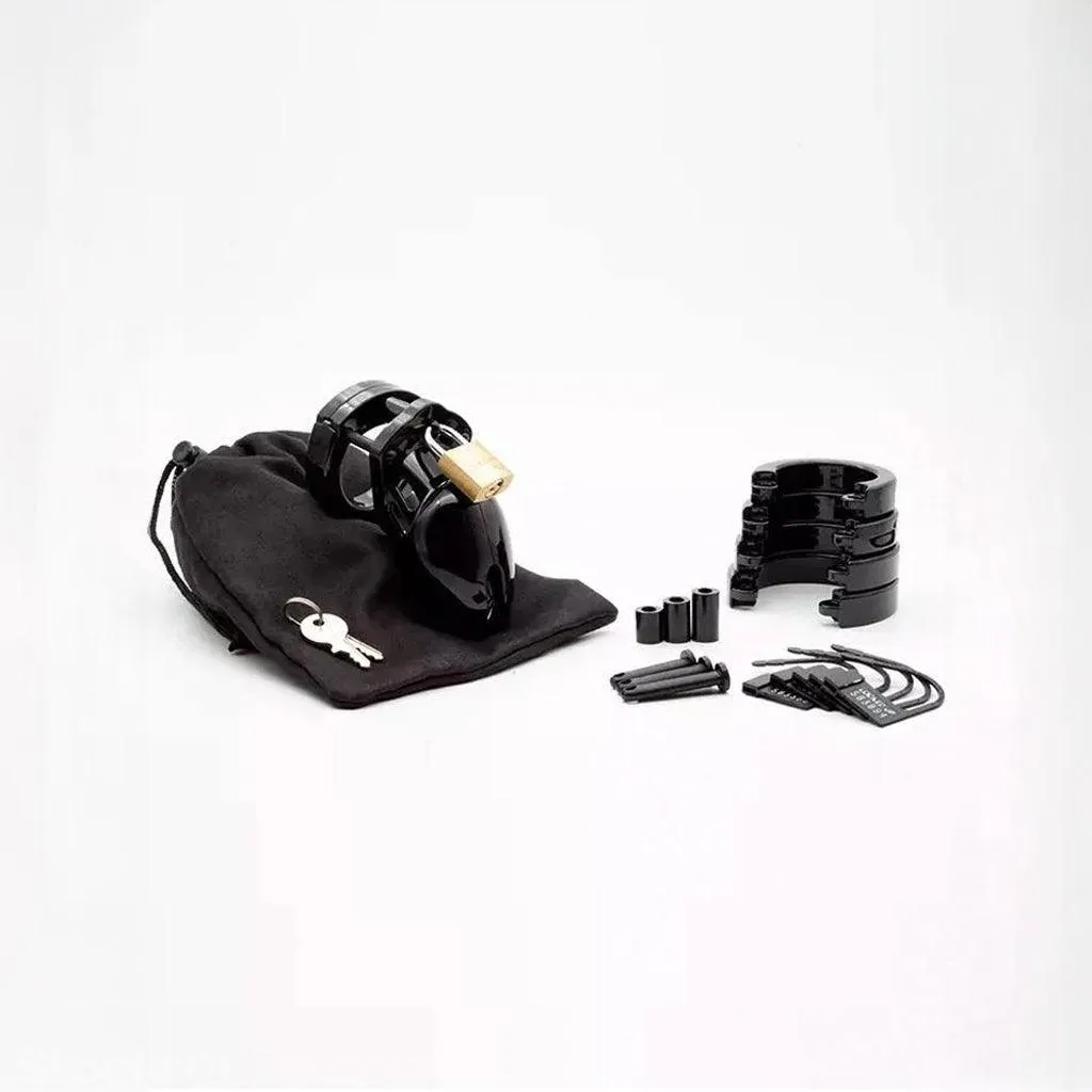 CB-6000S Male Chastity Device. Black