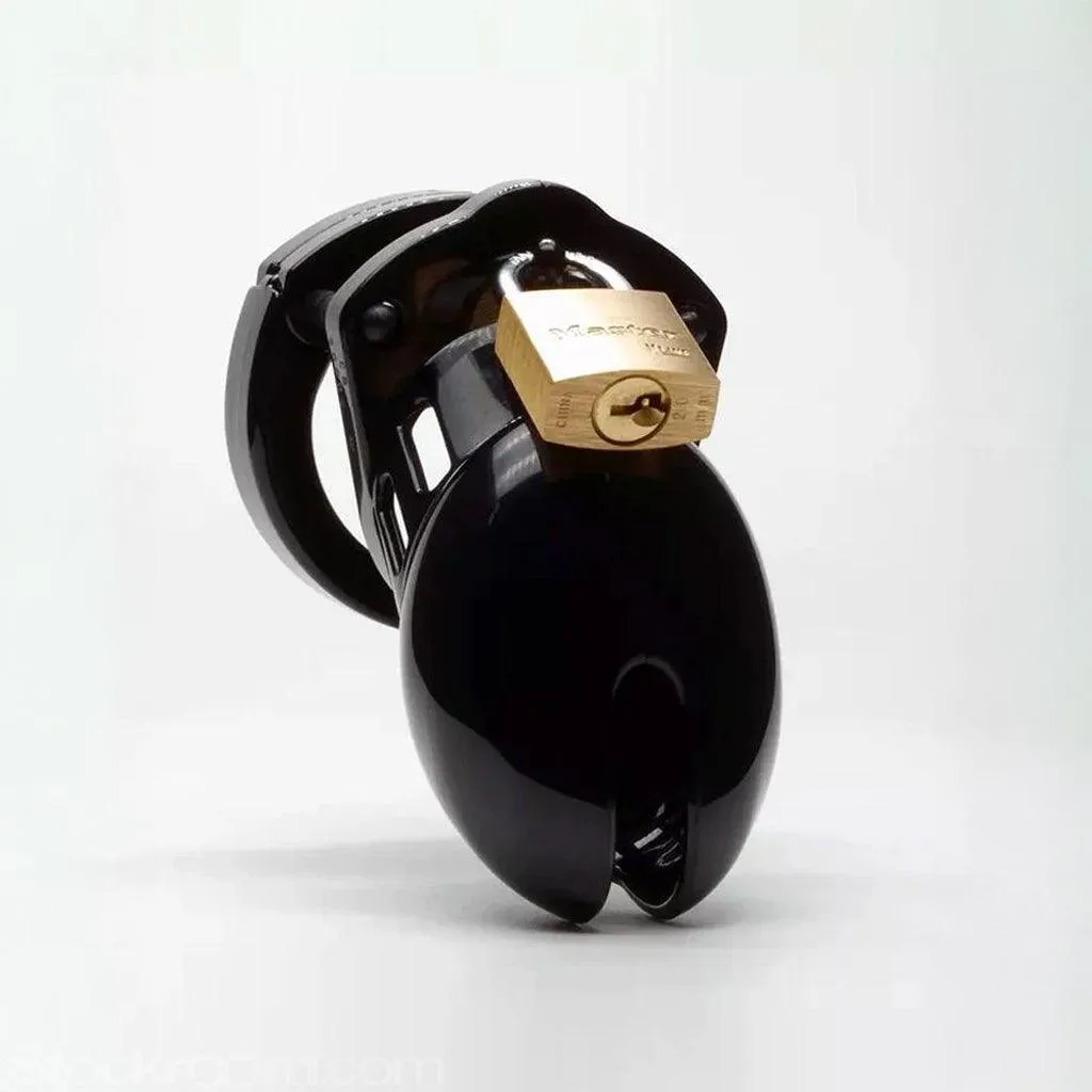 CB-6000S Male Chastity Device. Black