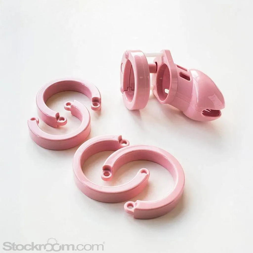 CB-6000S Male Chastity Device. Pink