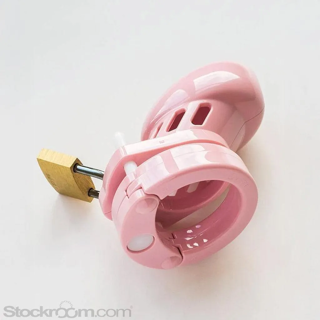 CB-6000S Male Chastity Device. Pink