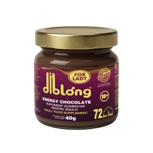 Ciocolată tartinabilă afrodisiac premium concentrat DIBLONG ENERGY CHOCOLATE for LADY. pentru orgasm intens si cresterea libidoului femeilor. 40g