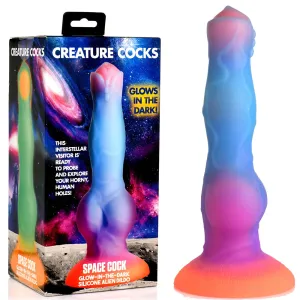 Creature Cock Glow-in-the-Dark Silicone Alien Dildo Sex Toy