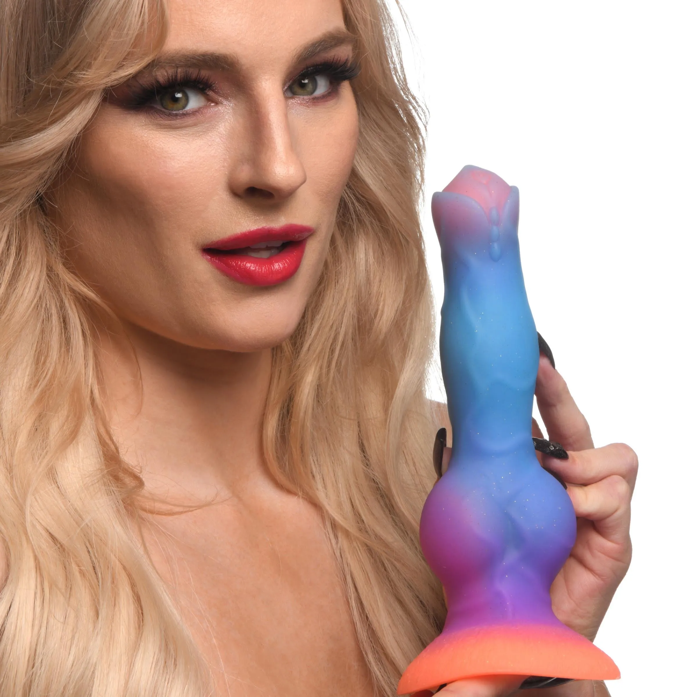 Creature Cock Glow-in-the-Dark Silicone Alien Dildo Sex Toy