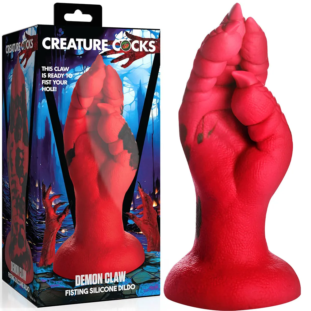 Creature Cocks Demon Claw Fisting Silicone Dildo Suction Cup Bitch Fist Sex Toy