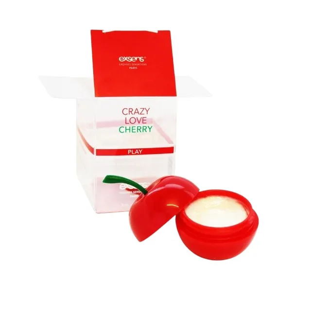 Cremă EXSENS Crazy Love Cherry - Nipple Arousal Cream. pentru stimularea sfârcurilor. cu aromă de cireșe. fără zahăr. 8 ml