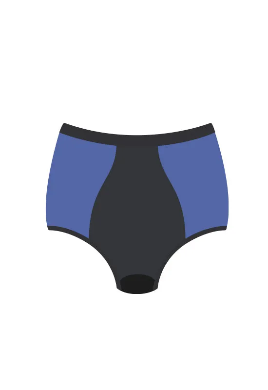 Culotte Vita Alta Nero - linea Bloomin