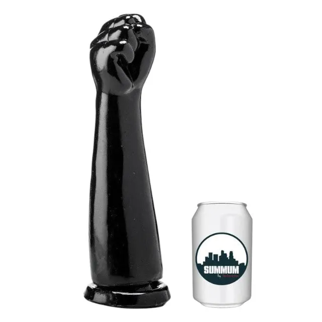 Dildo gros SUMMUM by Gangbangster Hasta la Victoria. în formă de mână. bază cu ventuză. diametru 8 cm. lungime inserabilă 30 cm. negru