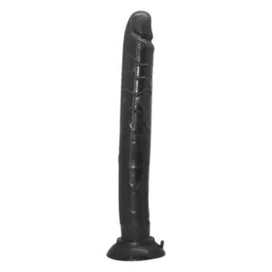 Dildo realist TOYZ4LOVERS XXL Black Emperor. cu bază cu ventuză pentru fixare. rezistent la apă. lungime 32 cm. negru