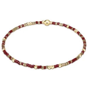ENewton Game Day Gold Luster and Wine Hope Unwritten Bracelet