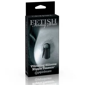 Fetish Fantasy Series Limited Edition Vibrating Silicone Nipple Teazers Black