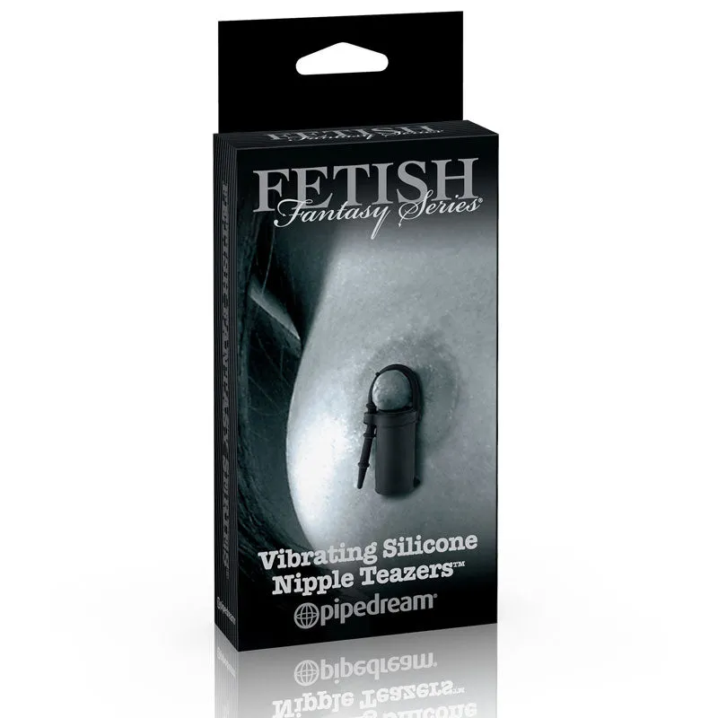 Fetish Fantasy Series Limited Edition Vibrating Silicone Nipple Teazers Black