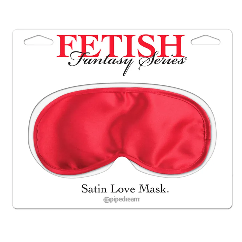 Fetish Fantasy Series Satin Love Mask Red