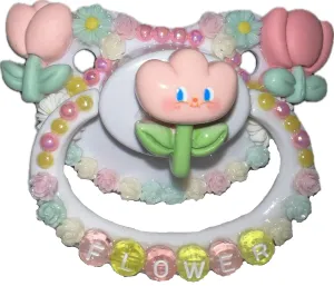 Flower Hand Crafted Deluxe Pacifier
