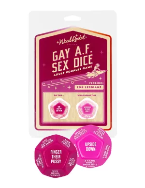 Gay AF Sex Dice - Lesbian