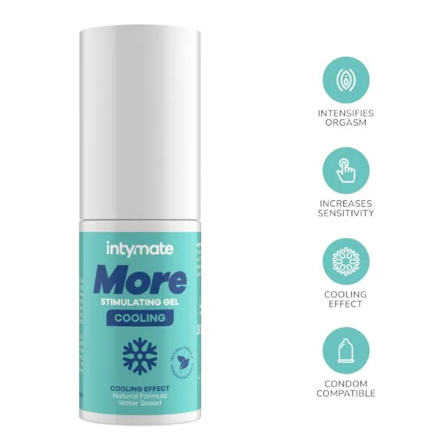 Gel intim INTYMATE More Cooling. cu efect de răcire. pentru stimularea clitorisului și orgasm intens. 30 ml