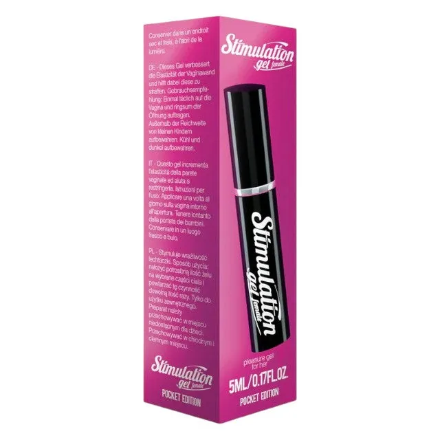 Gel intim pentru femei PHARMQUESTS Stimulation Gel. pentru stimularea clitorisului și orgasm intens. fără parfum. 5 ml
