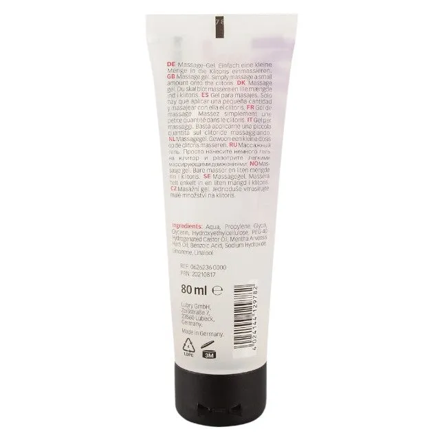 Gel pentru masaj intim JUST PLAY Orgasm Gel. cu ulei de mentă. pentru creșterea libidoului feminin și orgasm intens. 80 ml
