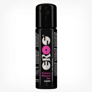 Gel pentru masaj Kissable Eros. cu efect de incalzire. aroma cirese. 100 ml