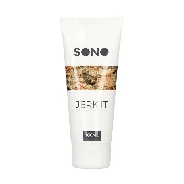 Gel unisex SONO Jerk It - Enhance The Squeeze. pentru stimularea zonelor intime și orgasm intens. 100 ml