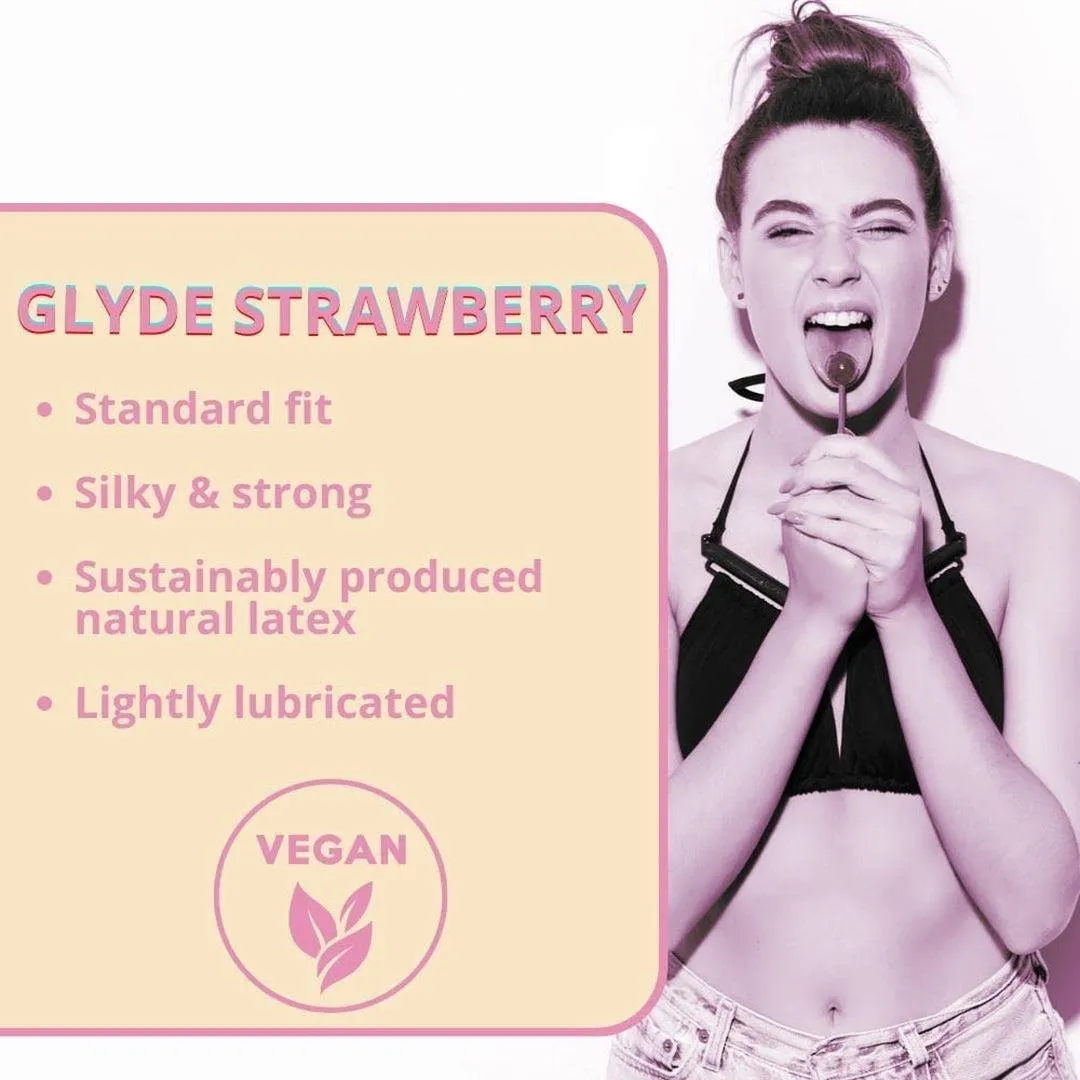 Glyde Ultra Strawberry Flavored Condoms 🍓