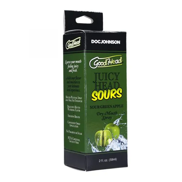 Goodhead™ Sours Green Apple Oral Sex Spray by Doc Johnson