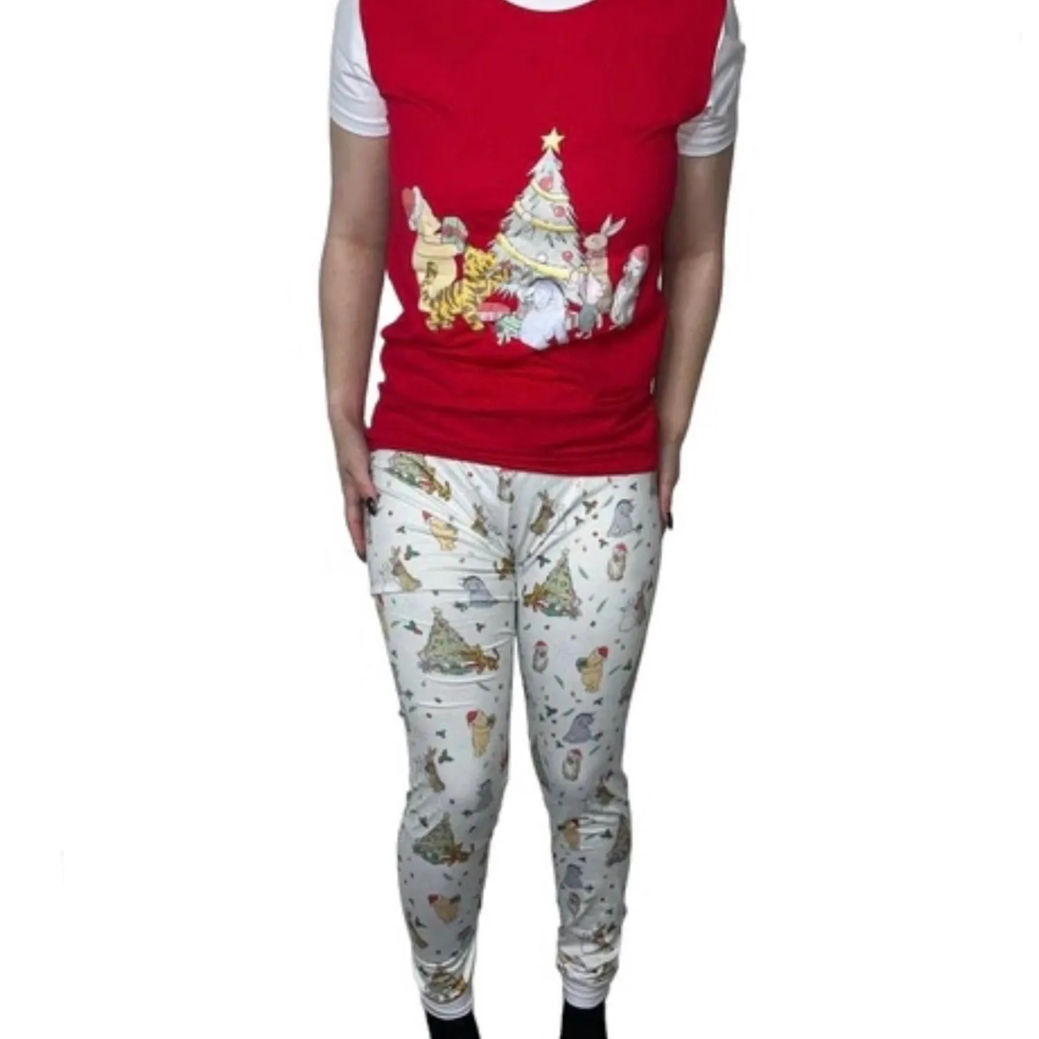 Happy Holidays Christmas Little Bear Pajamas Shirt