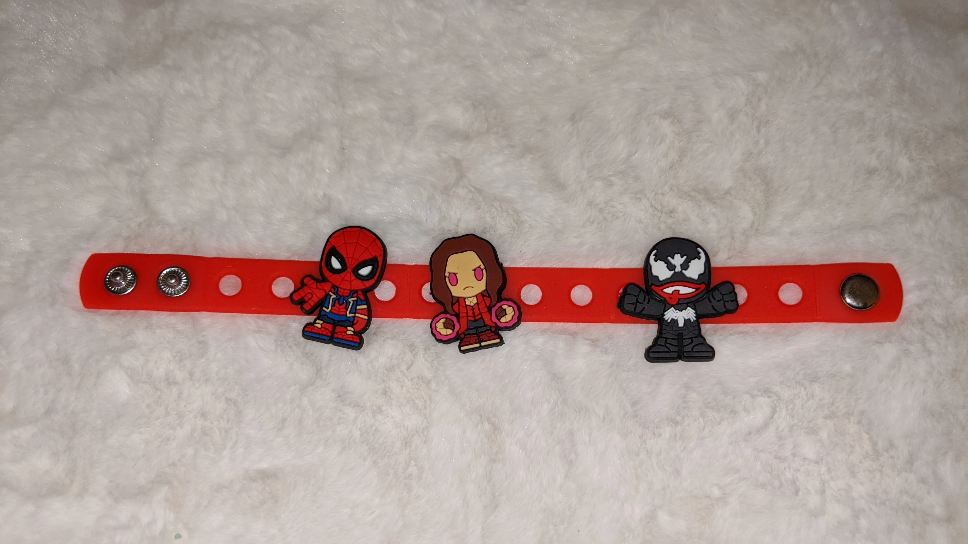 Heroes Silicone Jibbitz Bracelets