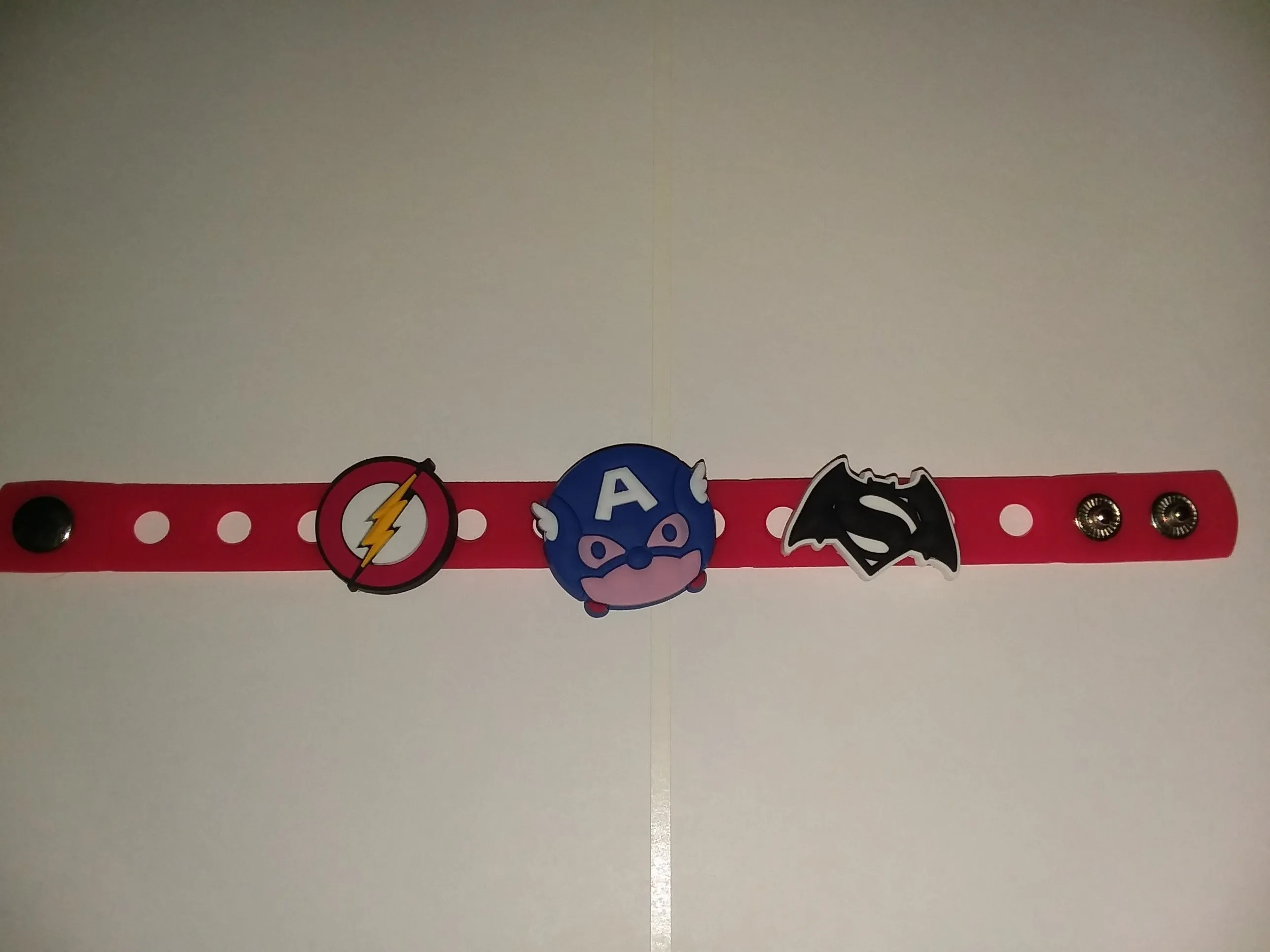 Heroes Silicone Jibbitz Bracelets