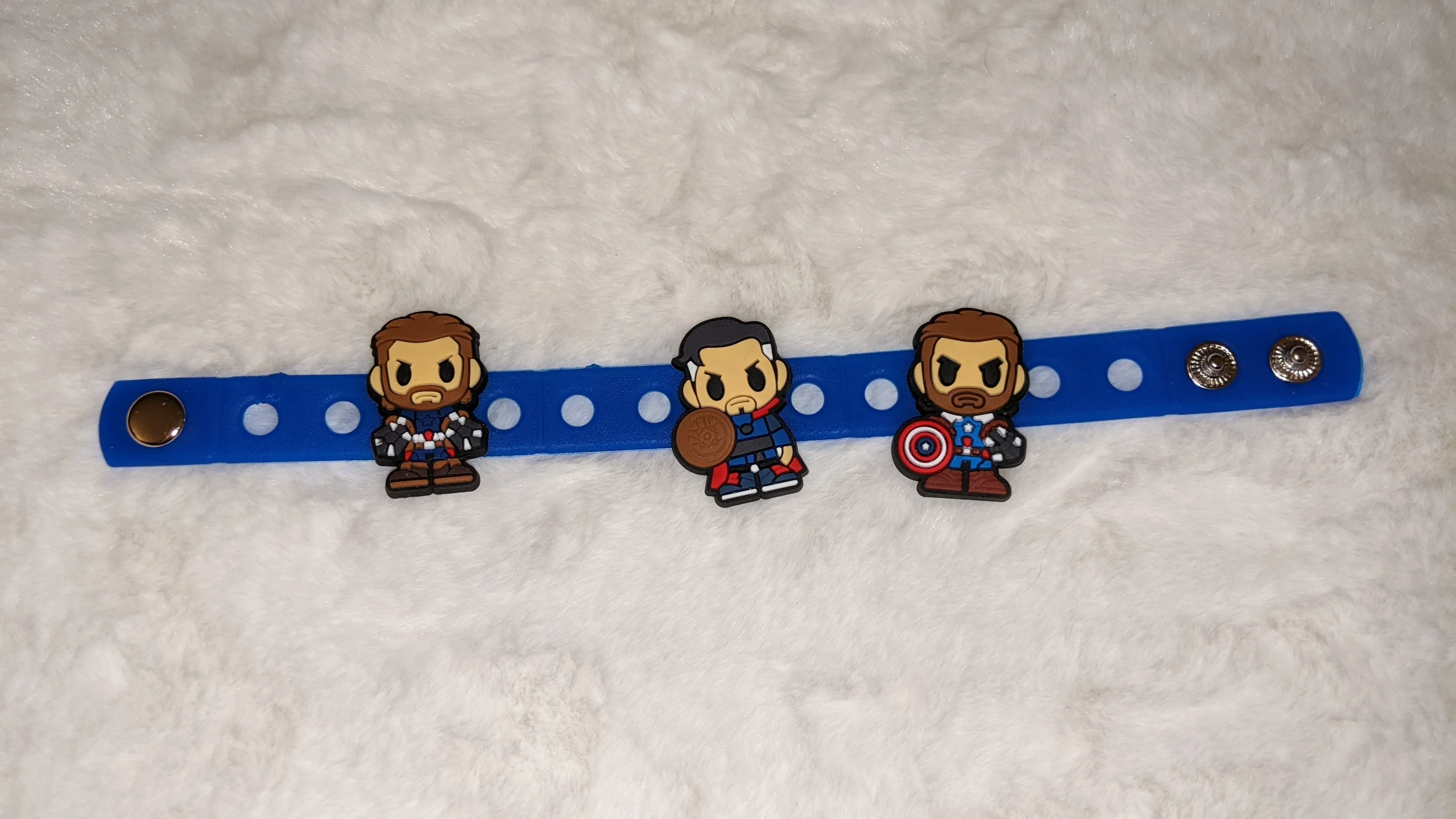 Heroes Silicone Jibbitz Bracelets