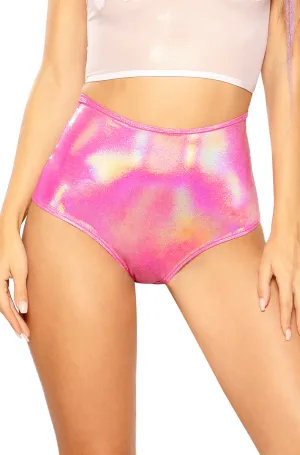 High Waisted Shorts in Pink Spectrum