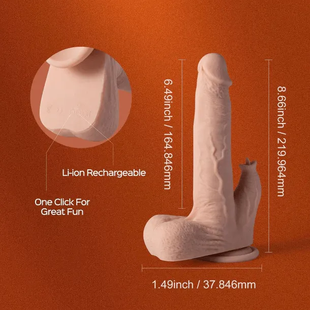 Honey Play Box Colter App-Enabled Thrust/Licking Dildo