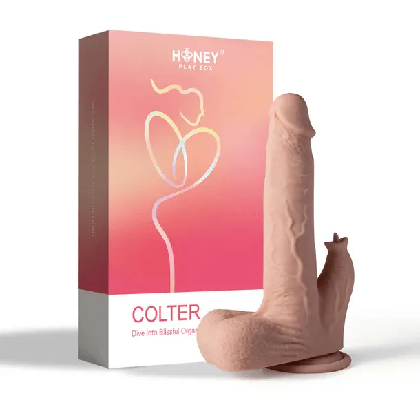 Honey Play Box Colter App-Enabled Thrust/Licking Dildo