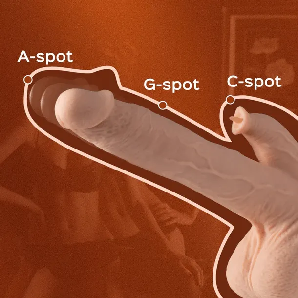 Honey Play Box Colter App-Enabled Thrust/Licking Dildo