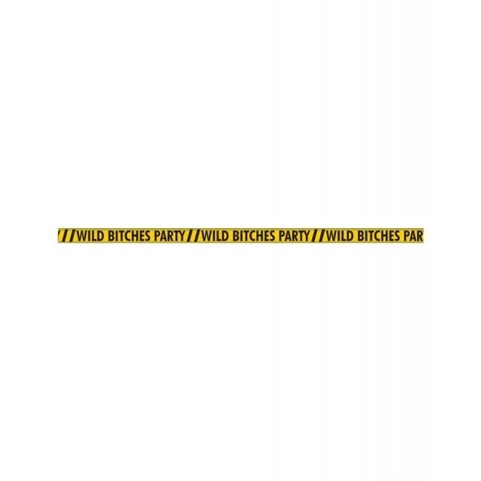 Hott Products - Wild Bitches Caution Party Tape (Yellow)