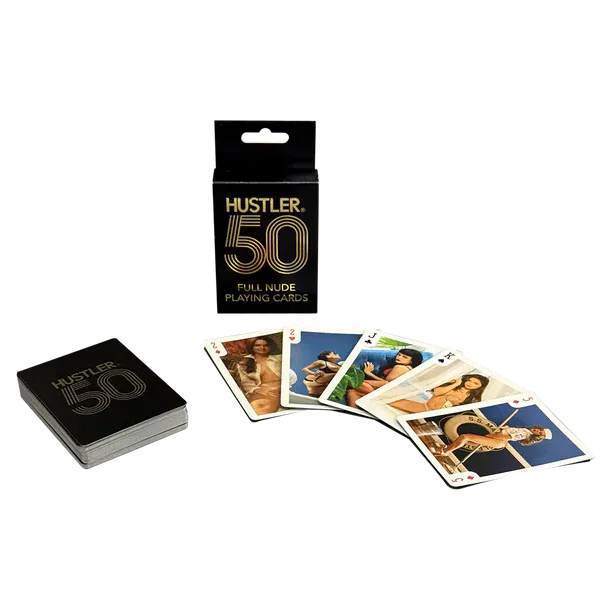 Hustler 50 Full Nude Playing Cards by Kheper Games