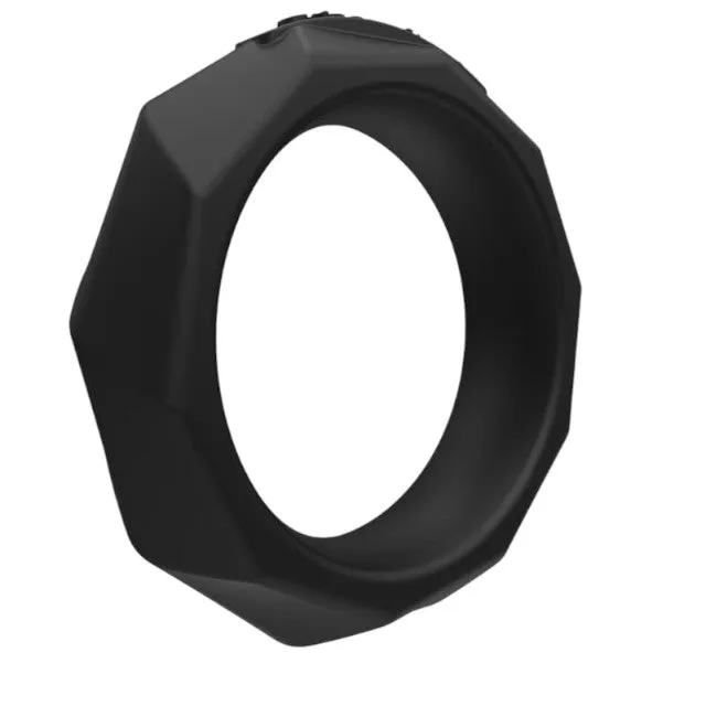 Inel pentru penis BATHMATE Power Rings Maximus 55. din silicon moale. design flexibil. diametru 5.5 cm. negru