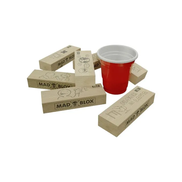 Joc de petrecere MAD PARTY GAMES Mad Blox. cu provocări amuzante. cadoul ideal pentru partener sau prieteni