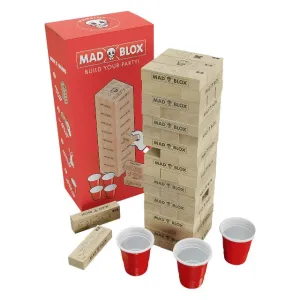 Joc de petrecere MAD PARTY GAMES Mad Blox. cu provocări amuzante. cadoul ideal pentru partener sau prieteni