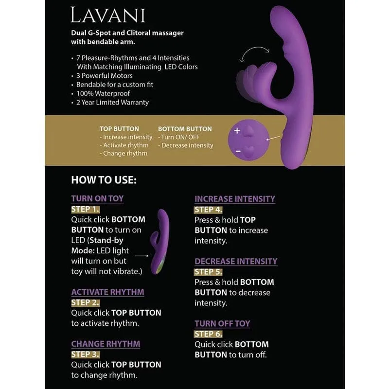 Kama Sutra Lavani Rabbit Vibrator